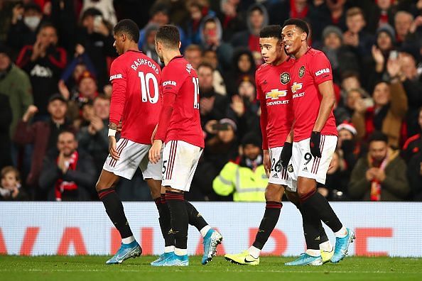 Manchester United have dropped down the league hierarchy
